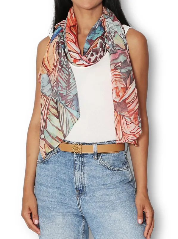 THE ARTISTS LABEL WILD SYMPHONY SCARF made by Yeltuor
