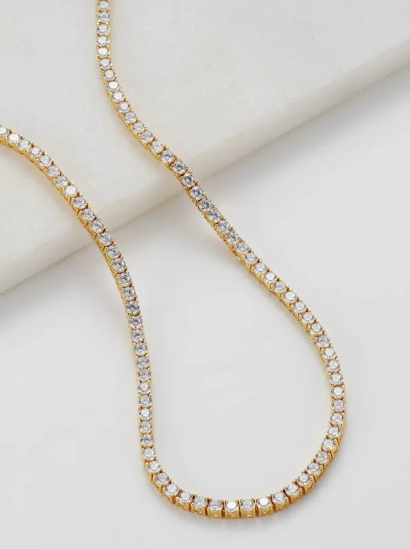 ZAFINO DANNI TENNIS NECKLACE made by Yeltuor