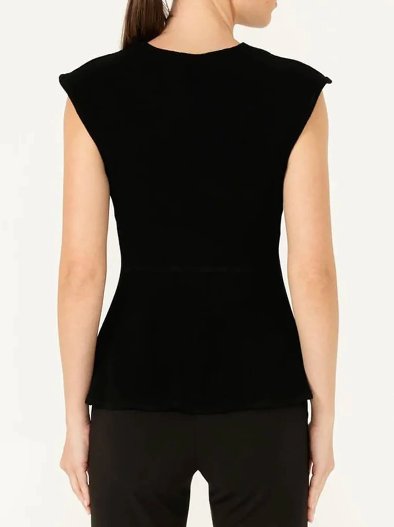SACHA DRAKE FAUX WRAP PEPLUM TOP sold by Yeltuor product image thumbnail 3