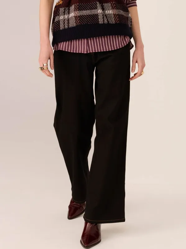 POL LANA WIDE LEG JEAN made by POL