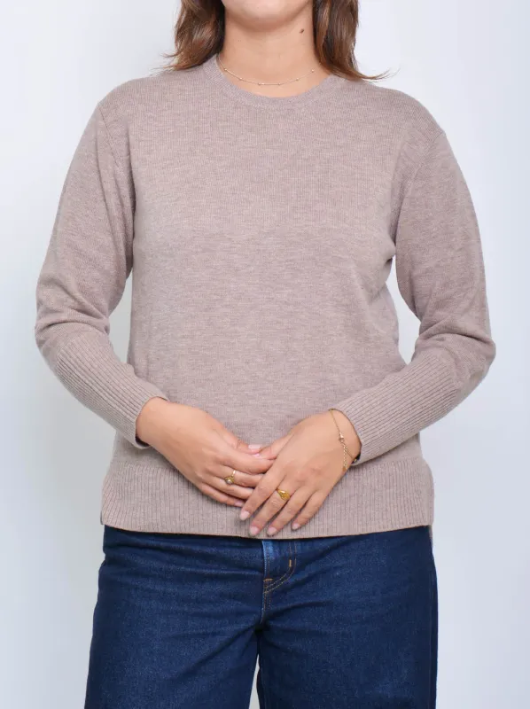 JAMES MELBOURNE CREW NECK KNIT made by Yeltuor