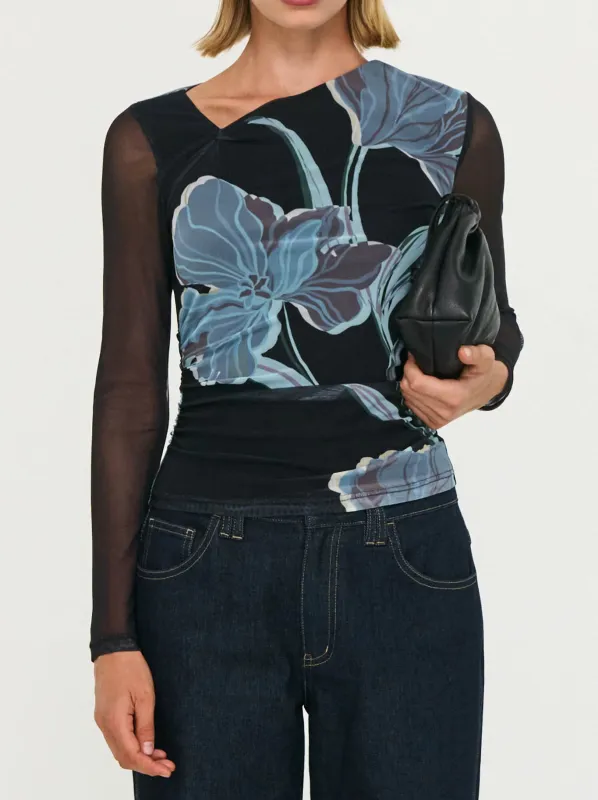 STAPLE THE LABEL STAS MESH TOP made by Staple