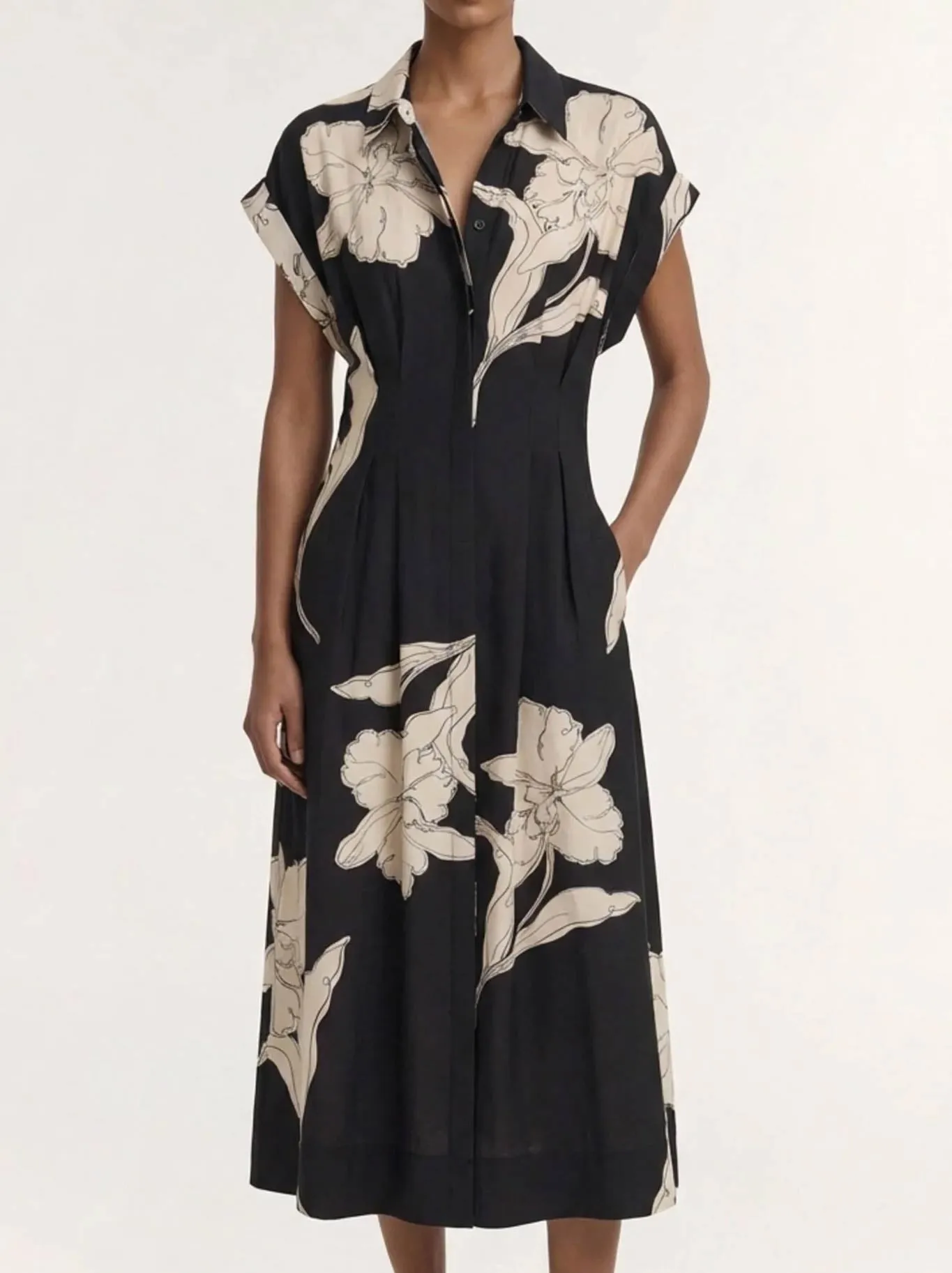 STAPLE THE LABEL VEDA MIDI DRESS sold by Yeltuor