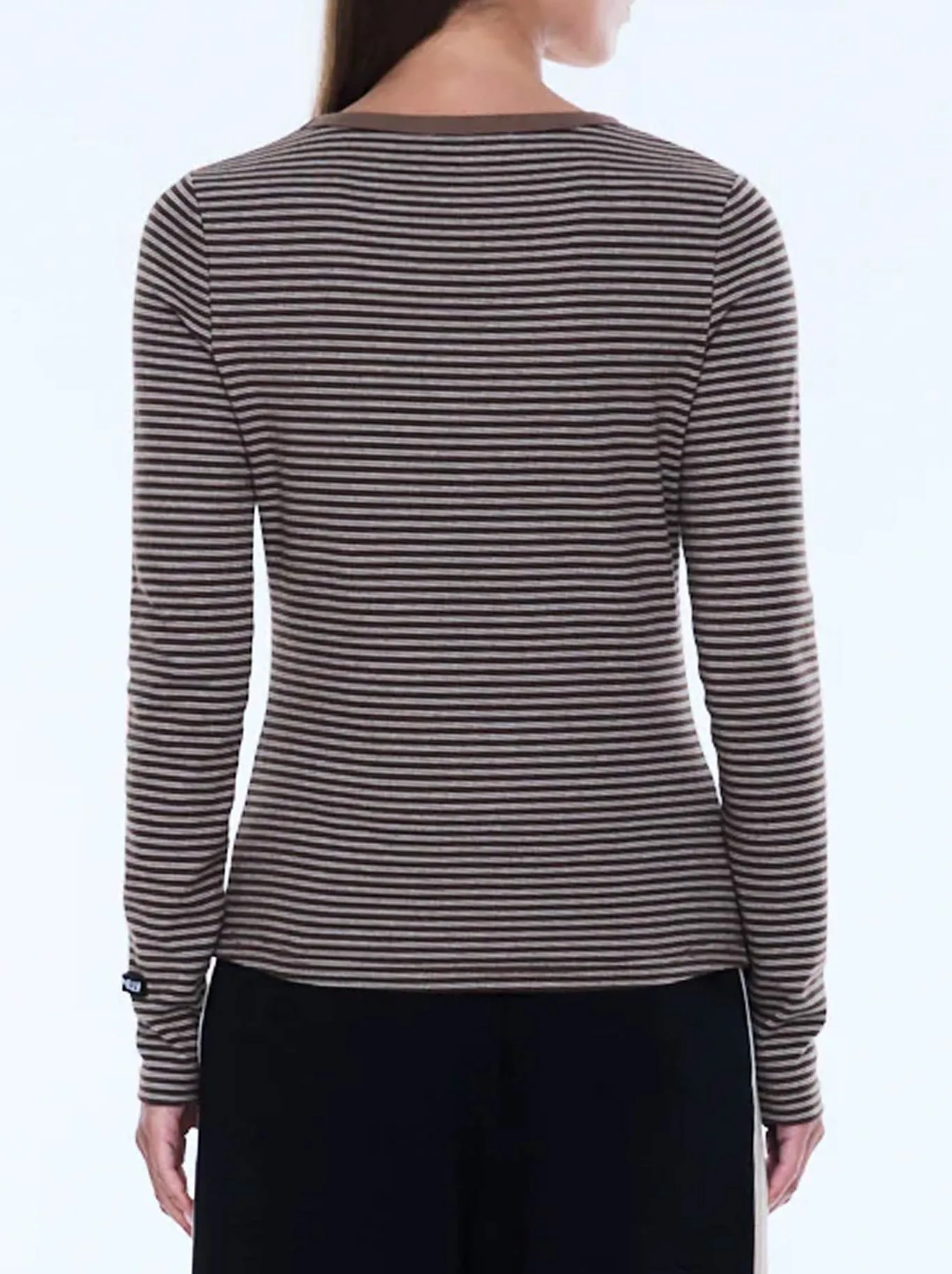 ENA PELLY PIPER LONG SLEEVE STRIPE TOP sold by Yeltuor product image thumbnail 4