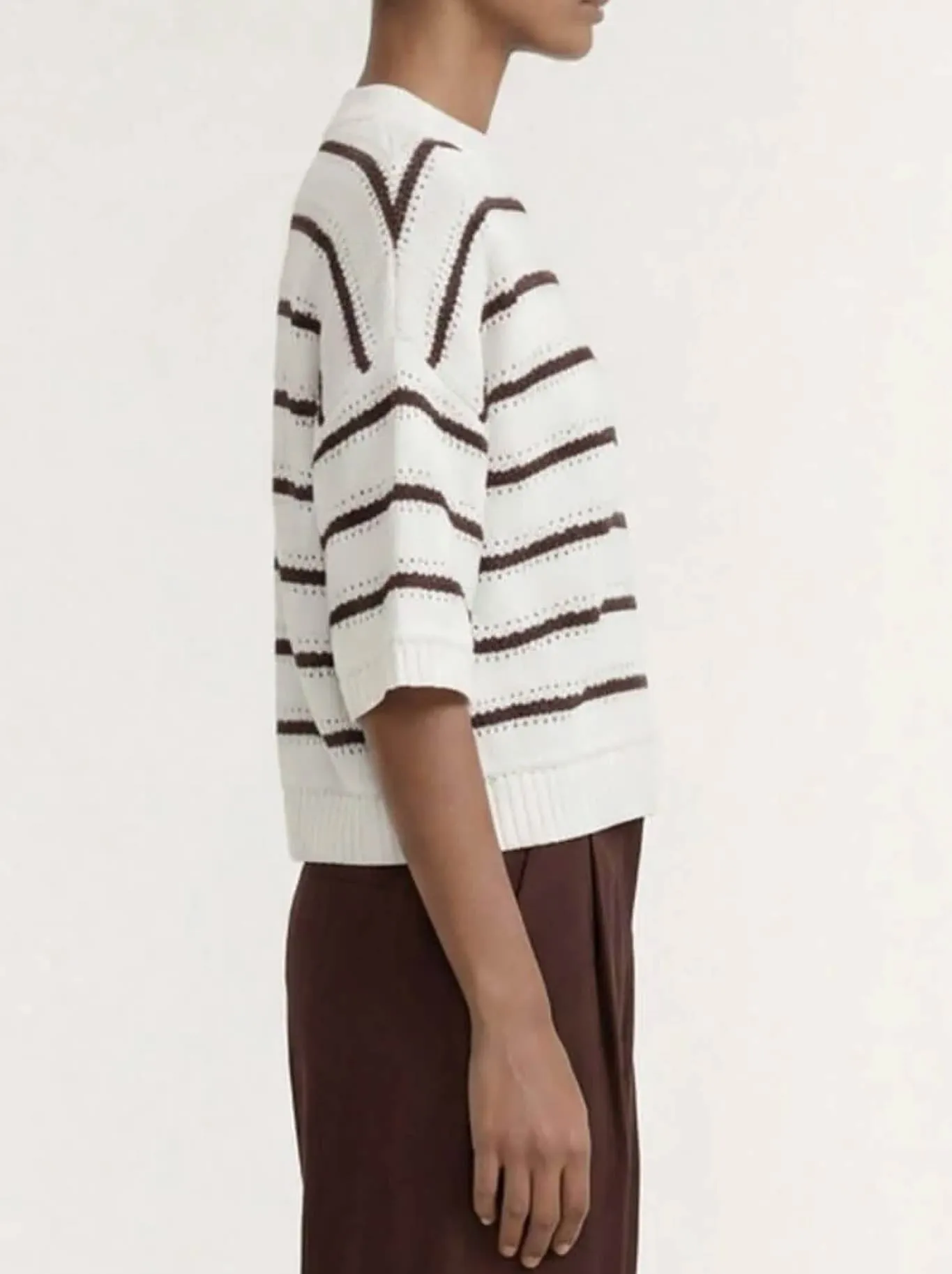 STAPLE THE LABEL PILLAR STRIPE KNIT TEE sold by Yeltuor product image thumbnail 2