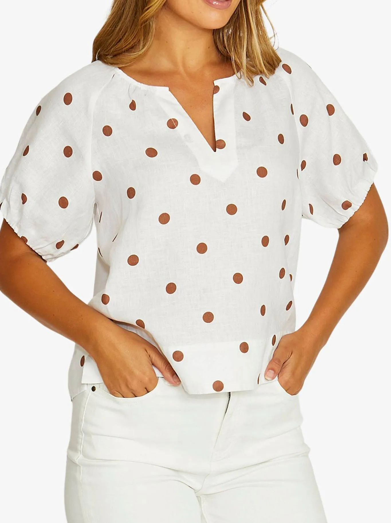 JUMP SPOT PRINT TOP sold by Yeltuor product image thumbnail 2