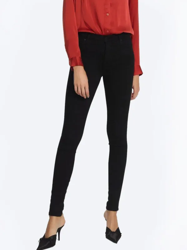 NOBODY DENIM CULT SKINNY JEANS - POWERBLK sold by Yeltuor