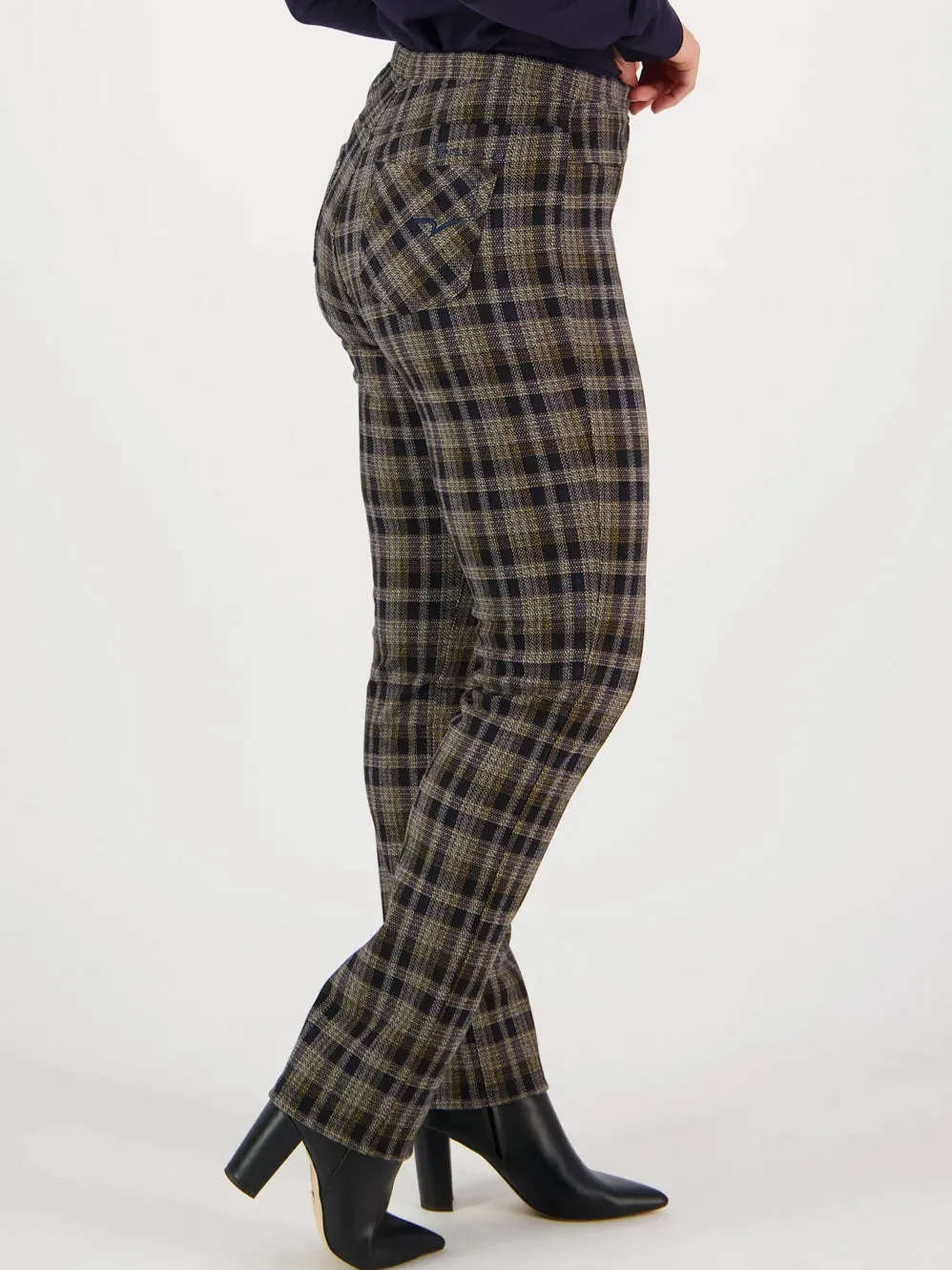 VASSALLI SLIM LEG FULL LENGTH PULL ON PANT sold by Yeltuor product image thumbnail 3