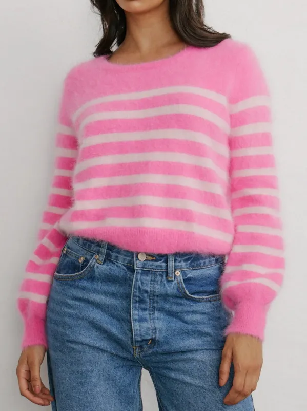 WORLD OF NOMADS TARA CASHMERE STRIPE KNIT sold by Yeltuor