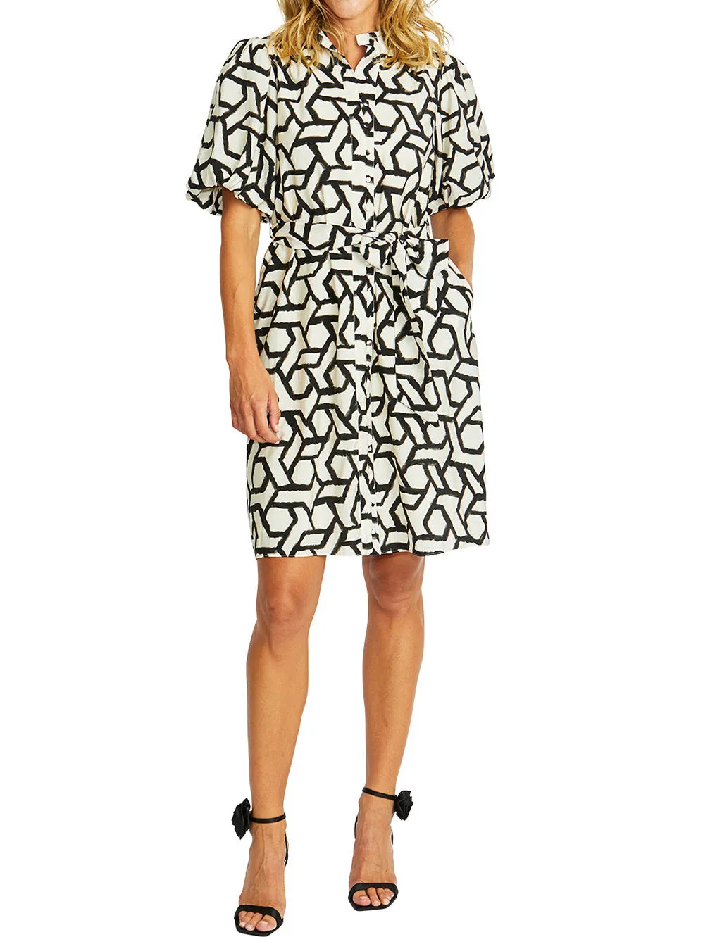 PINGPONG CAMILLE BALLOON SLEEVE DRESS sold by Yeltuor product image thumbnail 2