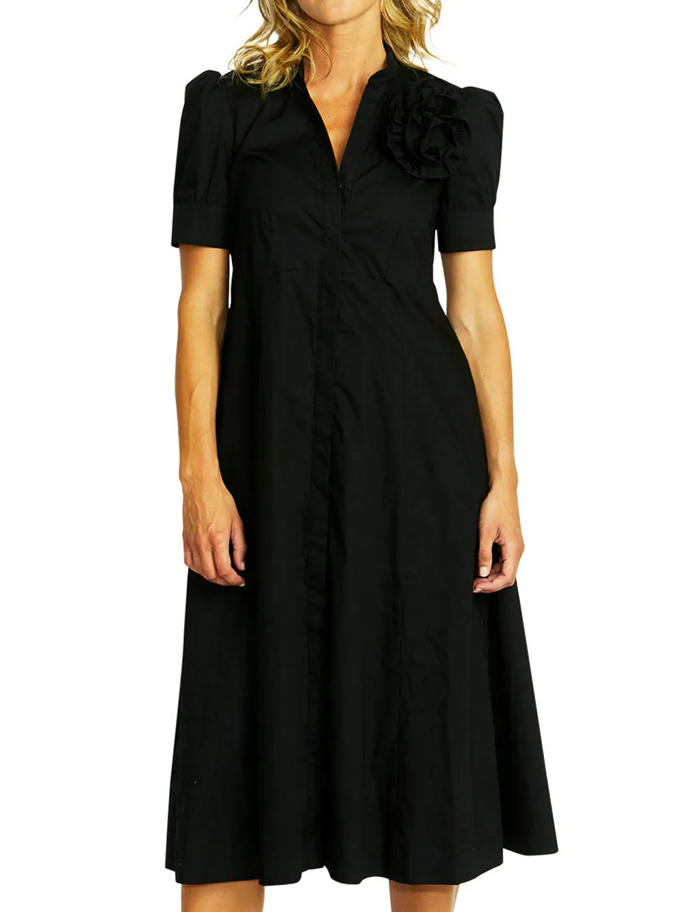 PINGPONG AUDREY ROSETTE DRESS sold by Yeltuor