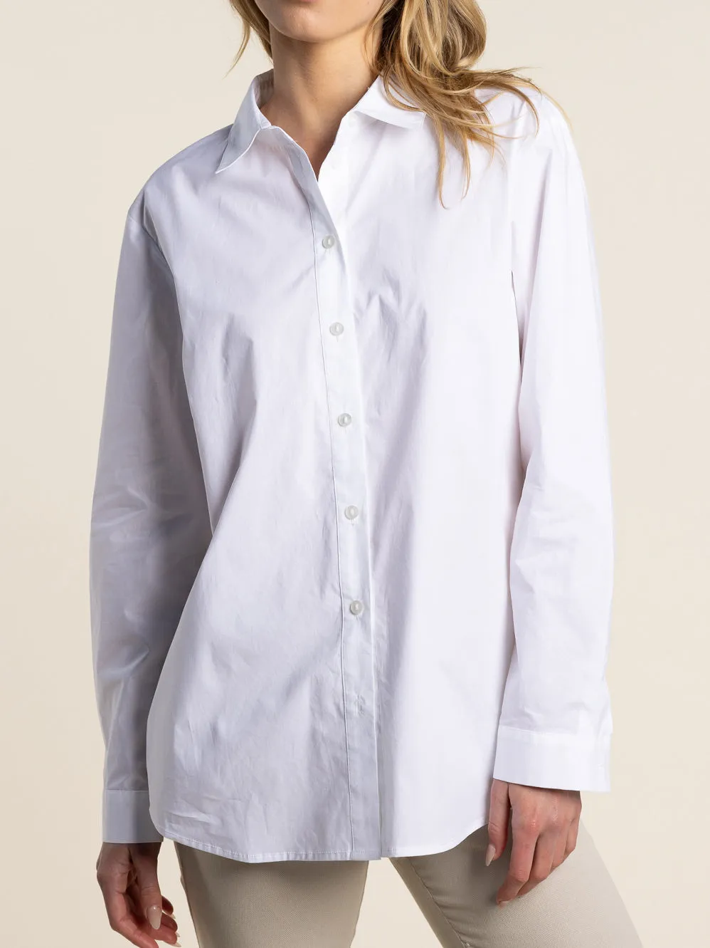 TWO-T'S WHITE COTTON SHIRT sold by Yeltuor