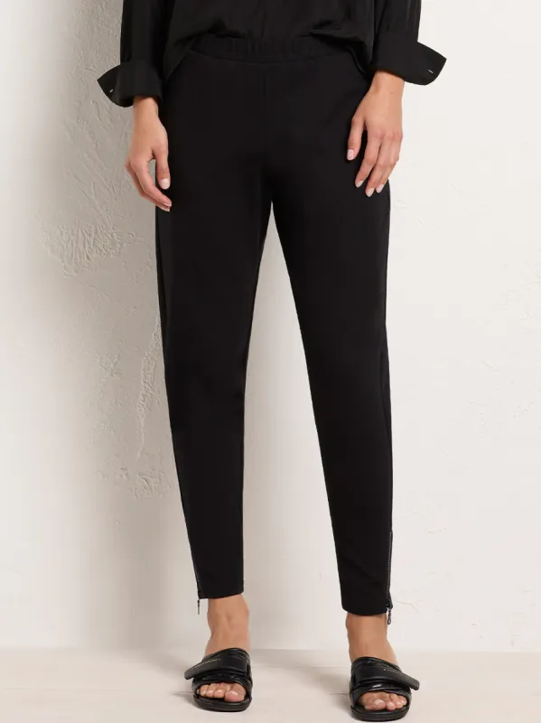 MELA PURDIE ZIP STILETTO POLISHED PONTE PANT sold by Yeltuor