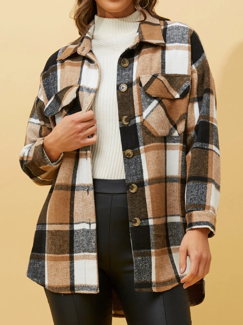 CAROLINE K MORGAN CHECK SHAKET sold by Yeltuor product image thumbnail 2