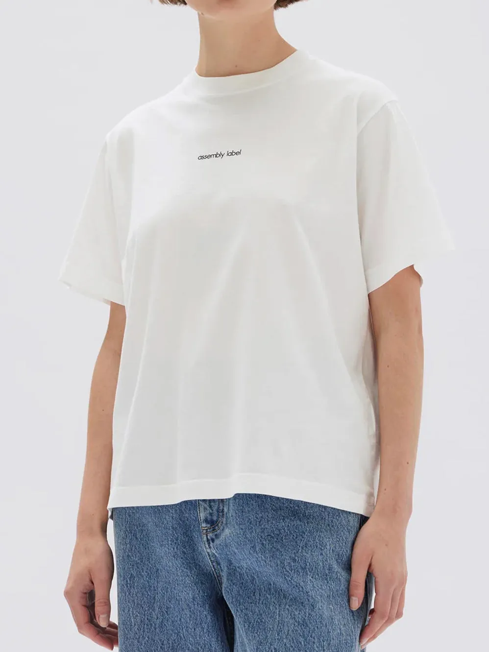 ASSEMBLY LABEL EXHIBITED PRINT SHORT SLEEVE TEE sold by Yeltuor