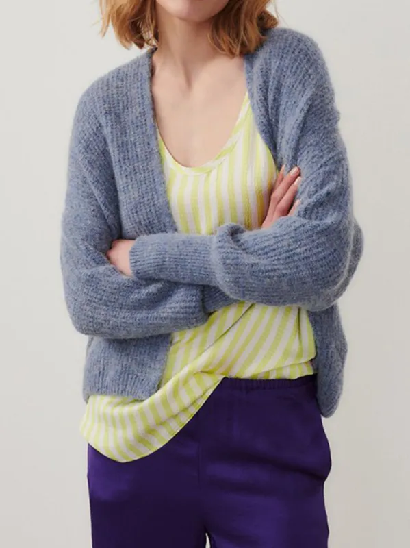 AMERICAN VINTAGE OPEN RIB CARDI sold by Yeltuor