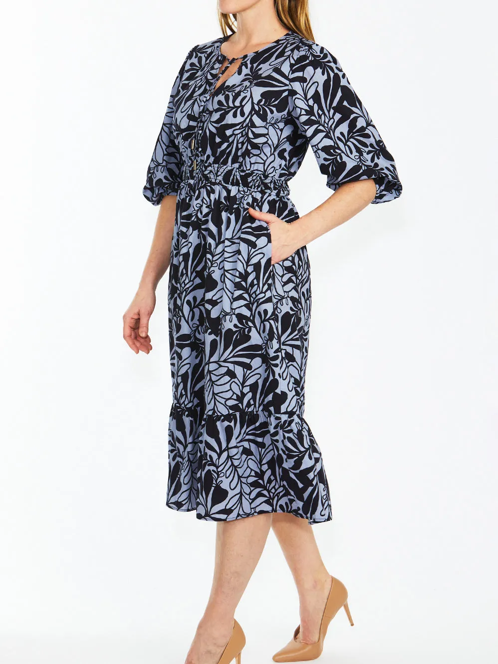 PINGPONG MATISSE PRINT DRESS sold by Yeltuor product image thumbnail 2