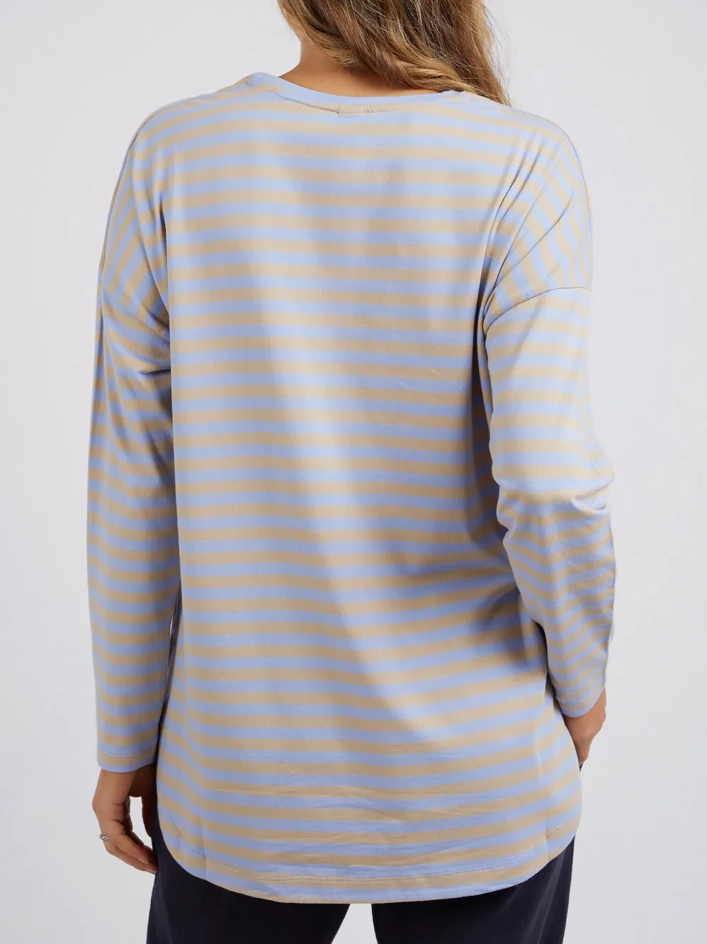 ELM LAUREN LONG SLEEVE STRIPE TEE sold by Yeltuor product image thumbnail 3