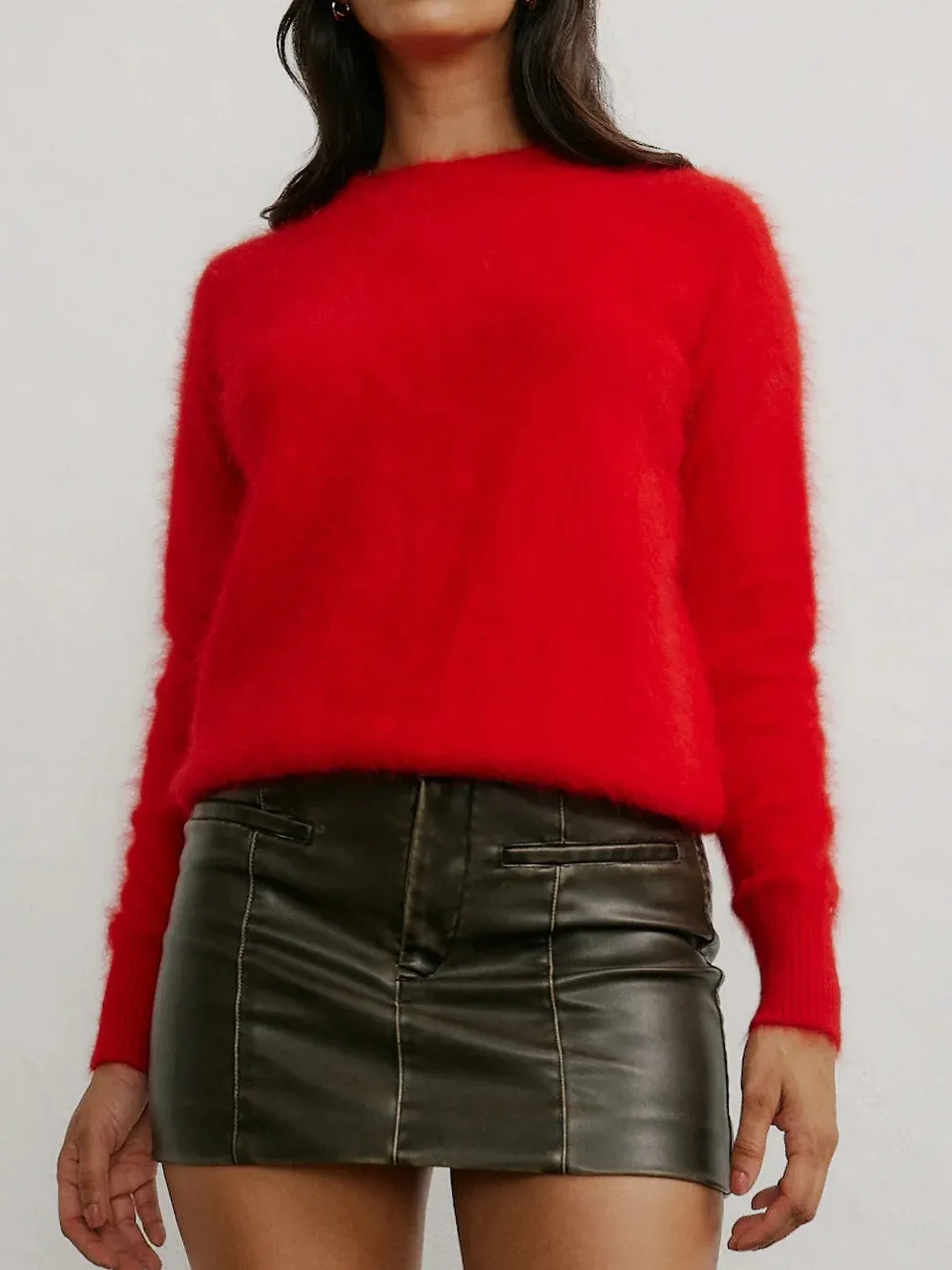 WORLD OF NOMADS ADELE CASHMERE CREW NECK sold by Yeltuor