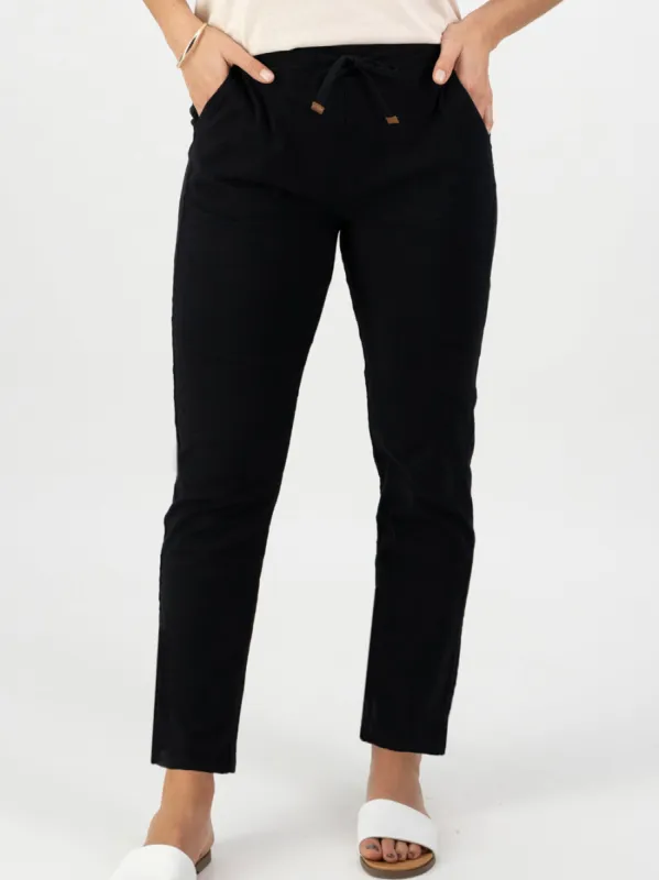 VASSALLI ANKLE GRAZER TIE PANT sold by Yeltuor