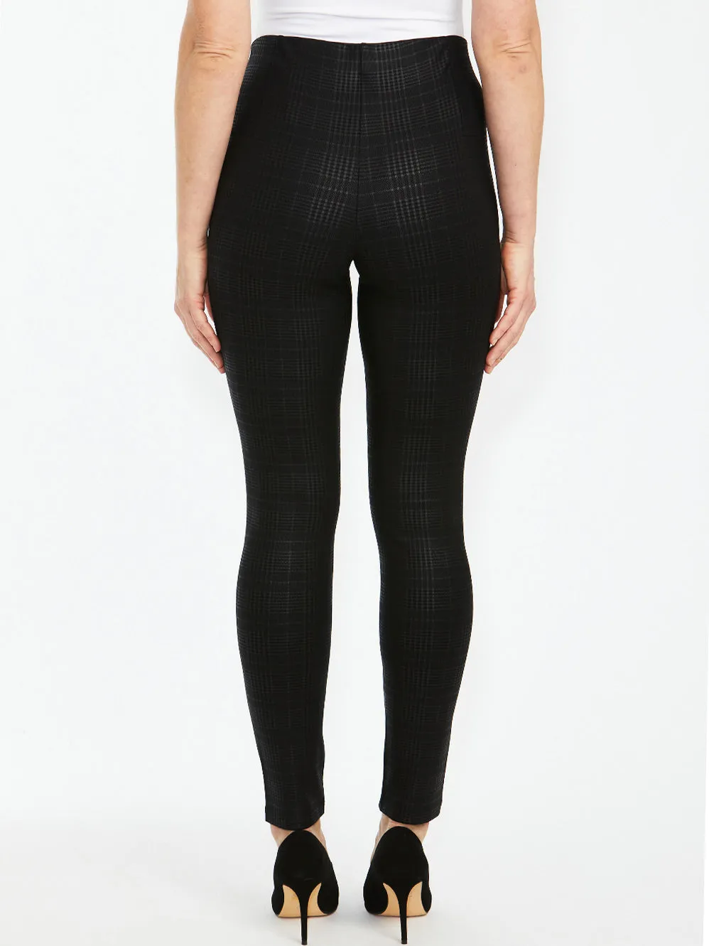 PINGPONG CHECK PRINT PONTE PANT sold by Yeltuor product image thumbnail 4