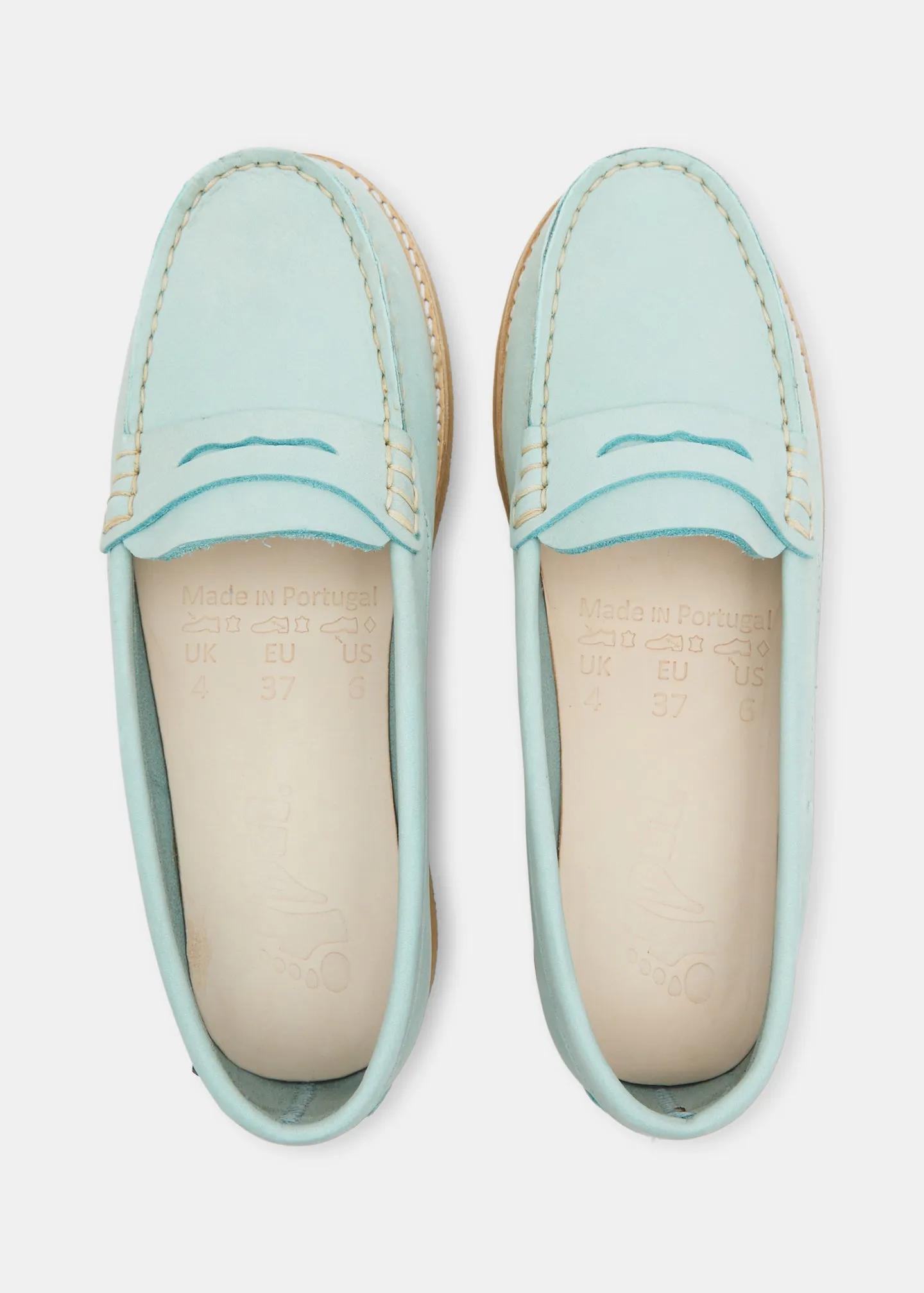 Rudy Womens Nubuck Loafer - Light Blue sold by Yogi Footwear product image thumbnail 3