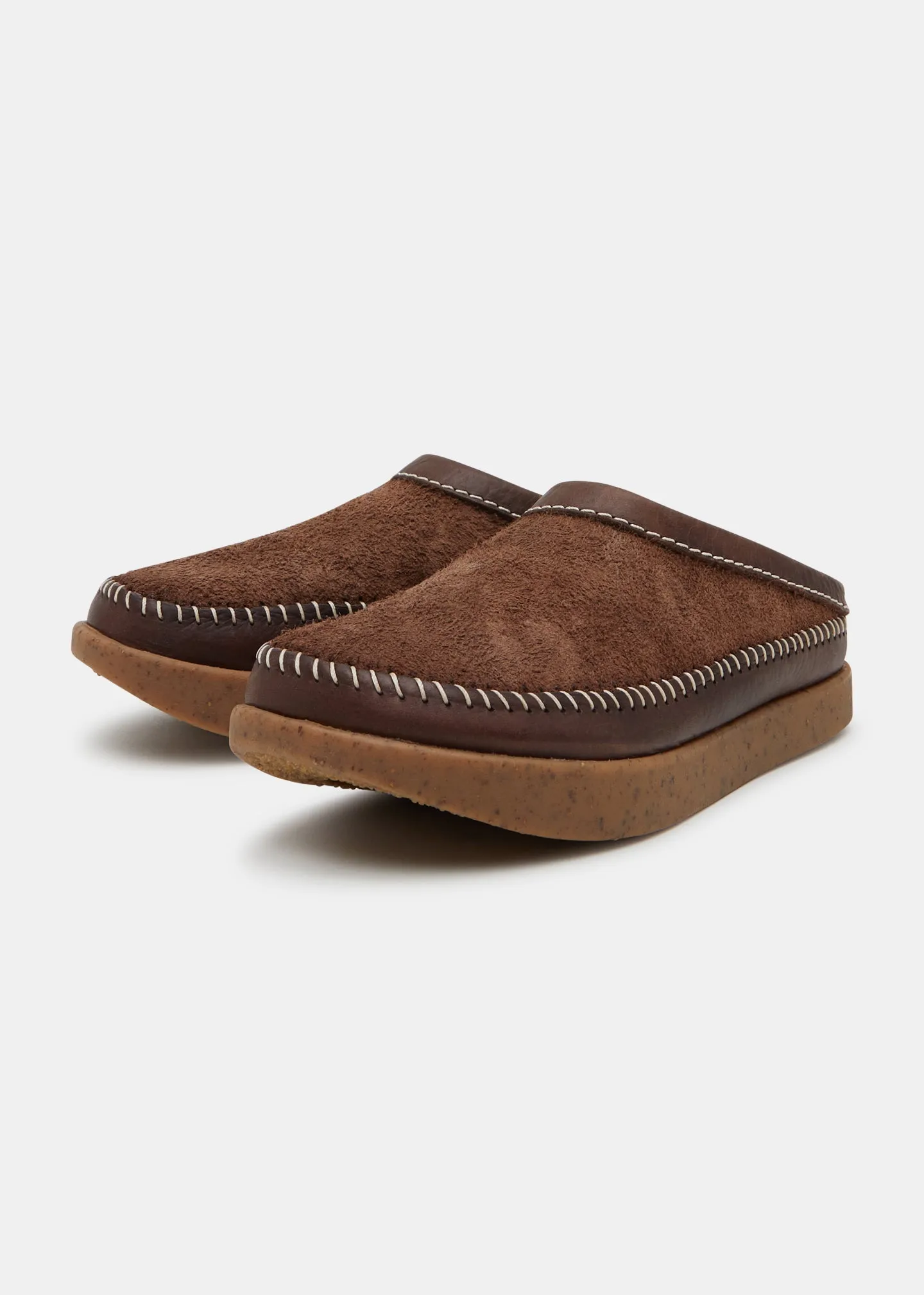 Floyd II Women's Reverse Tumbled Mule On Negative Heel - Dark Brown sold by Yogi Footwear product image thumbnail 2