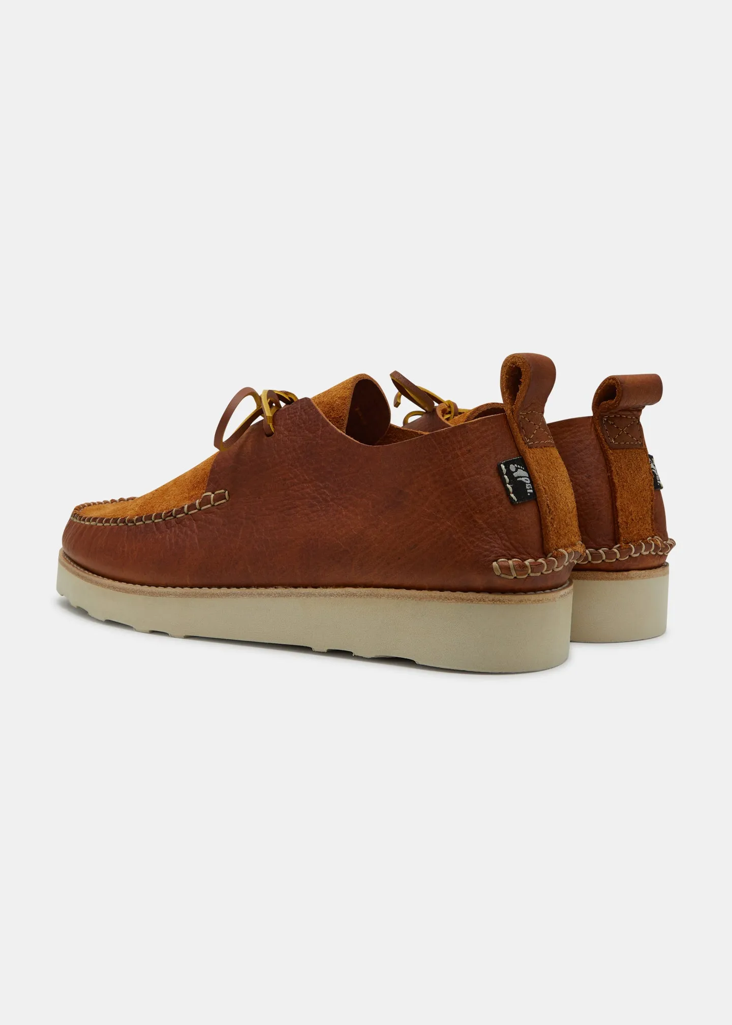Lawson III Reverse Tumbled Leather Moccasin Shoe On EVA Outsole - Chestnut Brown sold by Yogi Footwear product image thumbnail 4