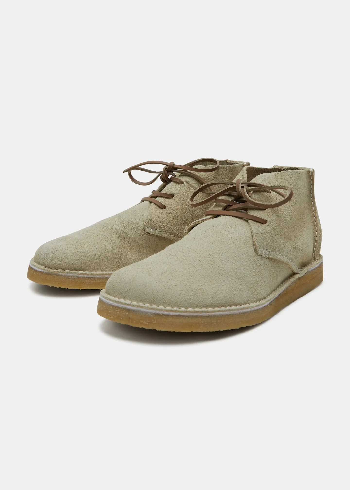Glenn Suede Boot On Crepe Outsole - Hairy Sand sold by Yogi Footwear product image thumbnail 2