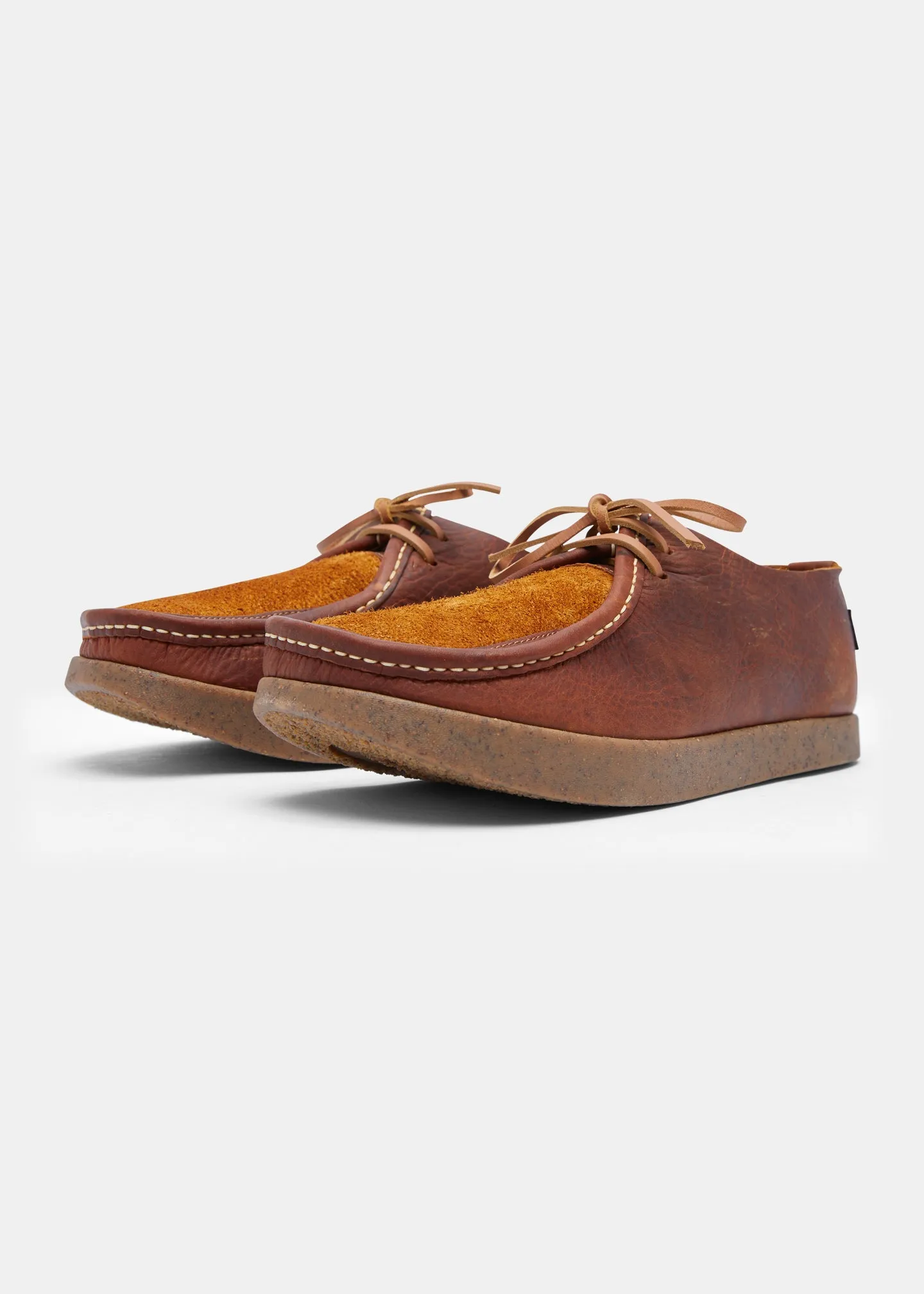 Willard Tumbled Reverse Vamp Shoe on Negative Heel - Chestnut Brown sold by Yogi Footwear product image thumbnail 2
