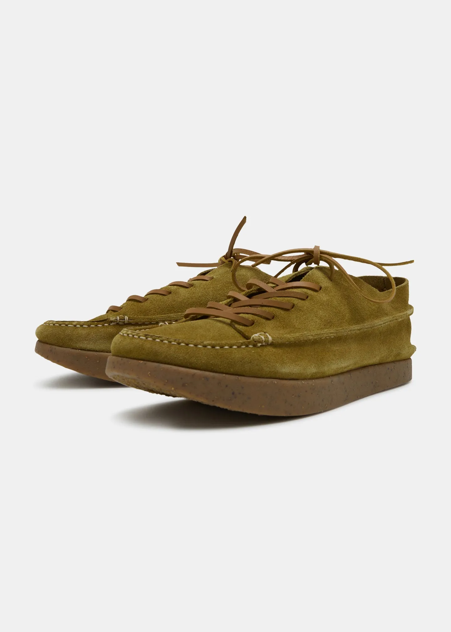 Finn Suede Lace Up Shoe On Negative Heel - Moss sold by Yogi Footwear product image thumbnail 2