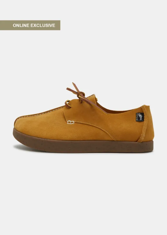 Lennon Suede Centre Seam Shoe - Turmeric sold by Yogi Footwear