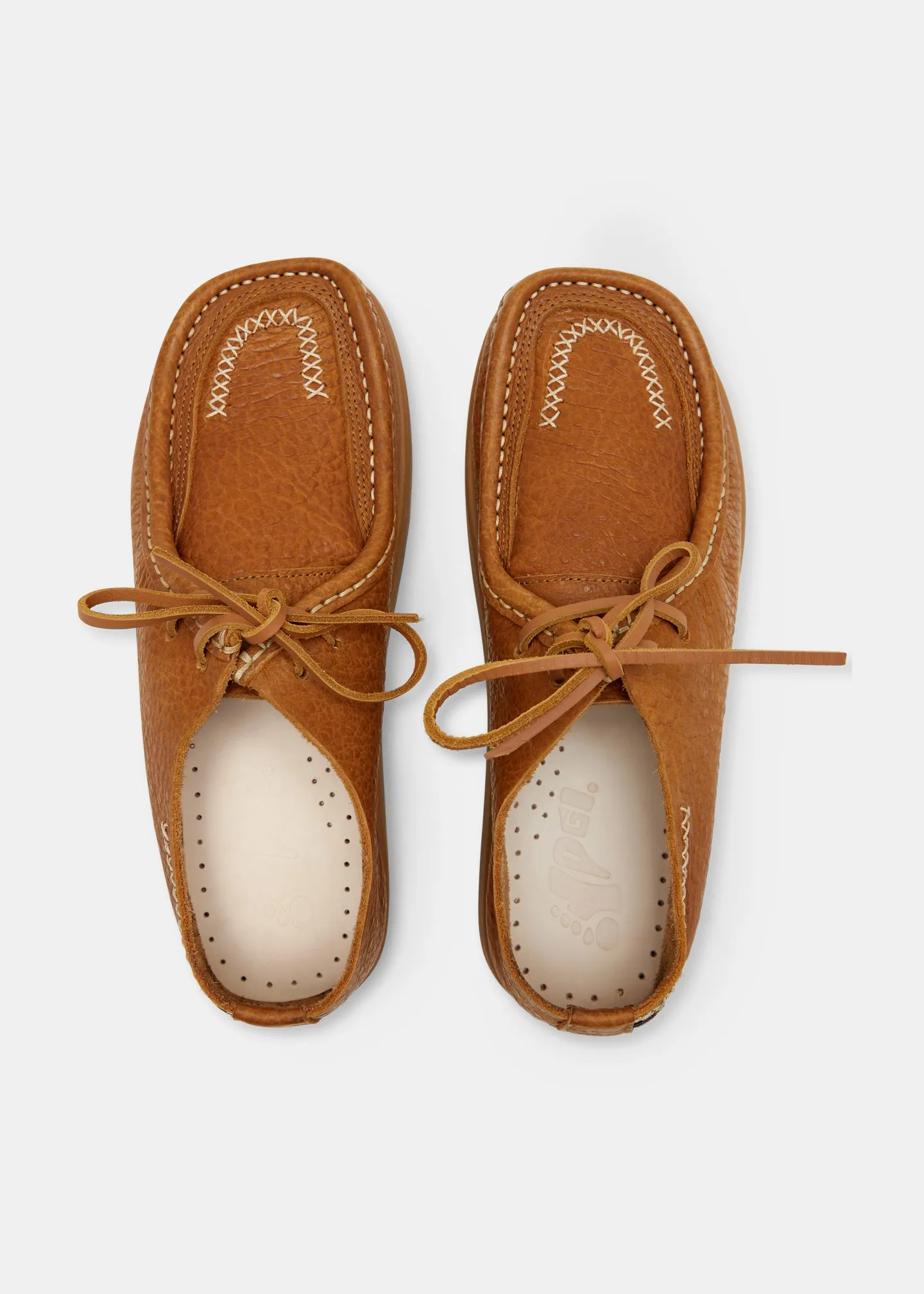 Willard Women's Ostrich Leather Shoe - Honey sold by Yogi Footwear product image thumbnail 3