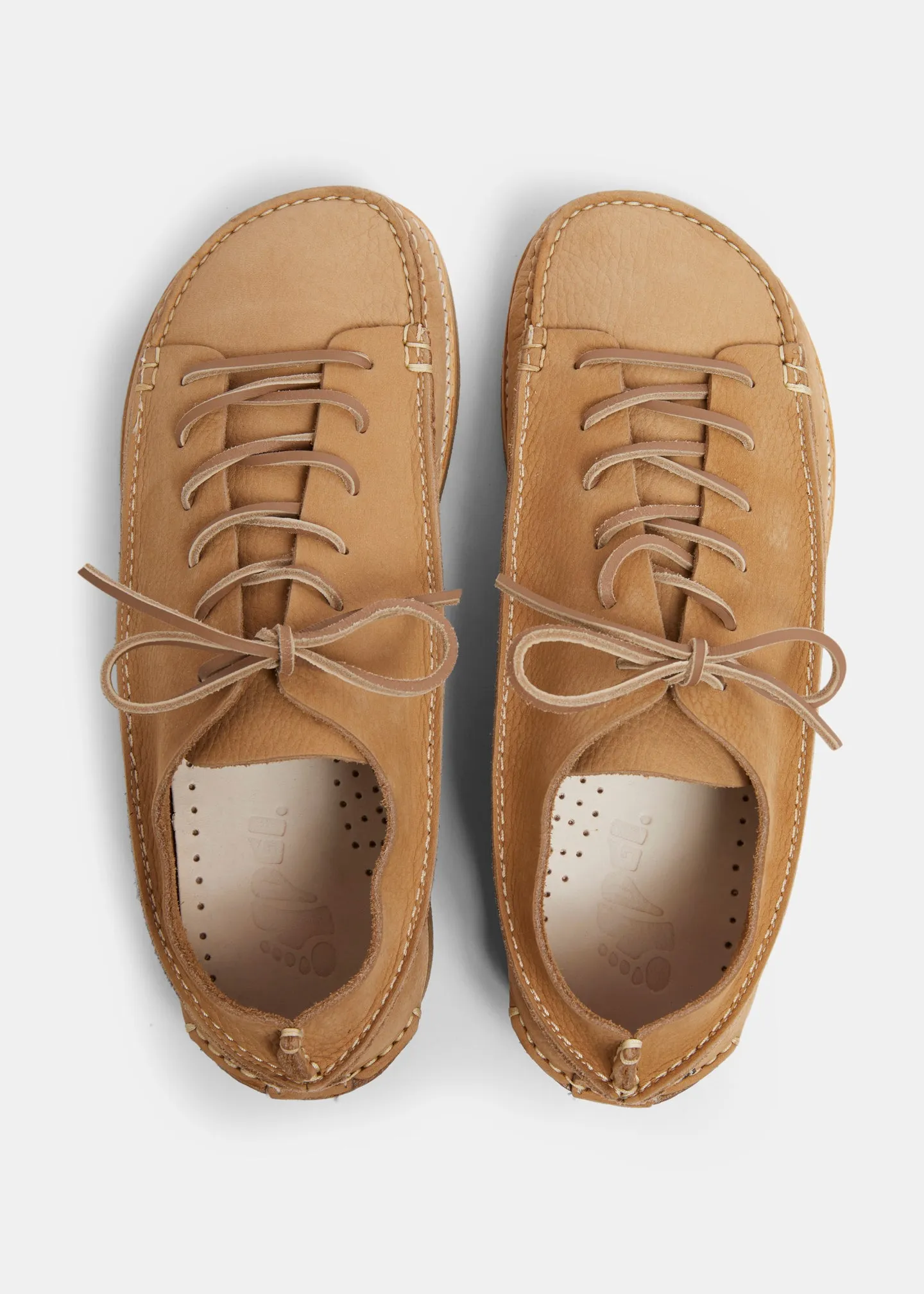 Finn Nubuck Lace Up Shoe On Crepe - Stone sold by Yogi Footwear product image thumbnail 3