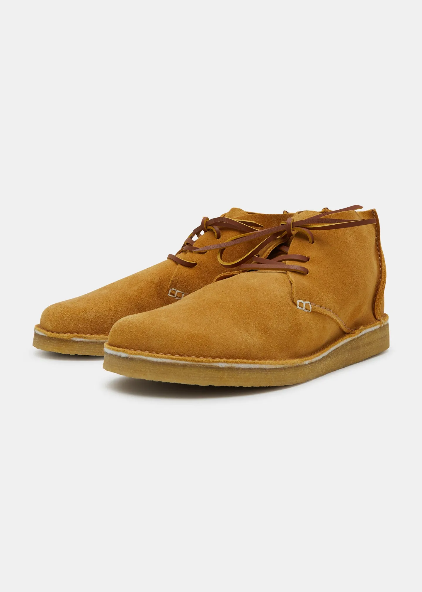Glenn Suede Boot On Crepe Outsole - Turmeric sold by Yogi Footwear product image thumbnail 2
