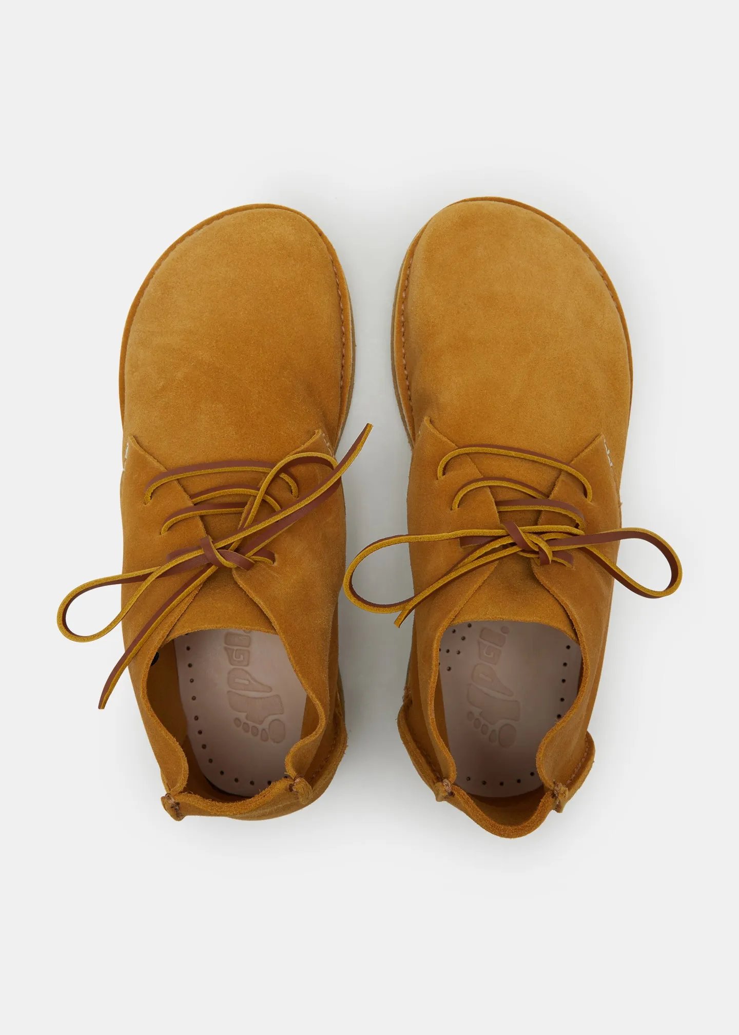 Glenn Suede Boot On Crepe Outsole - Turmeric sold by Yogi Footwear product image thumbnail 3