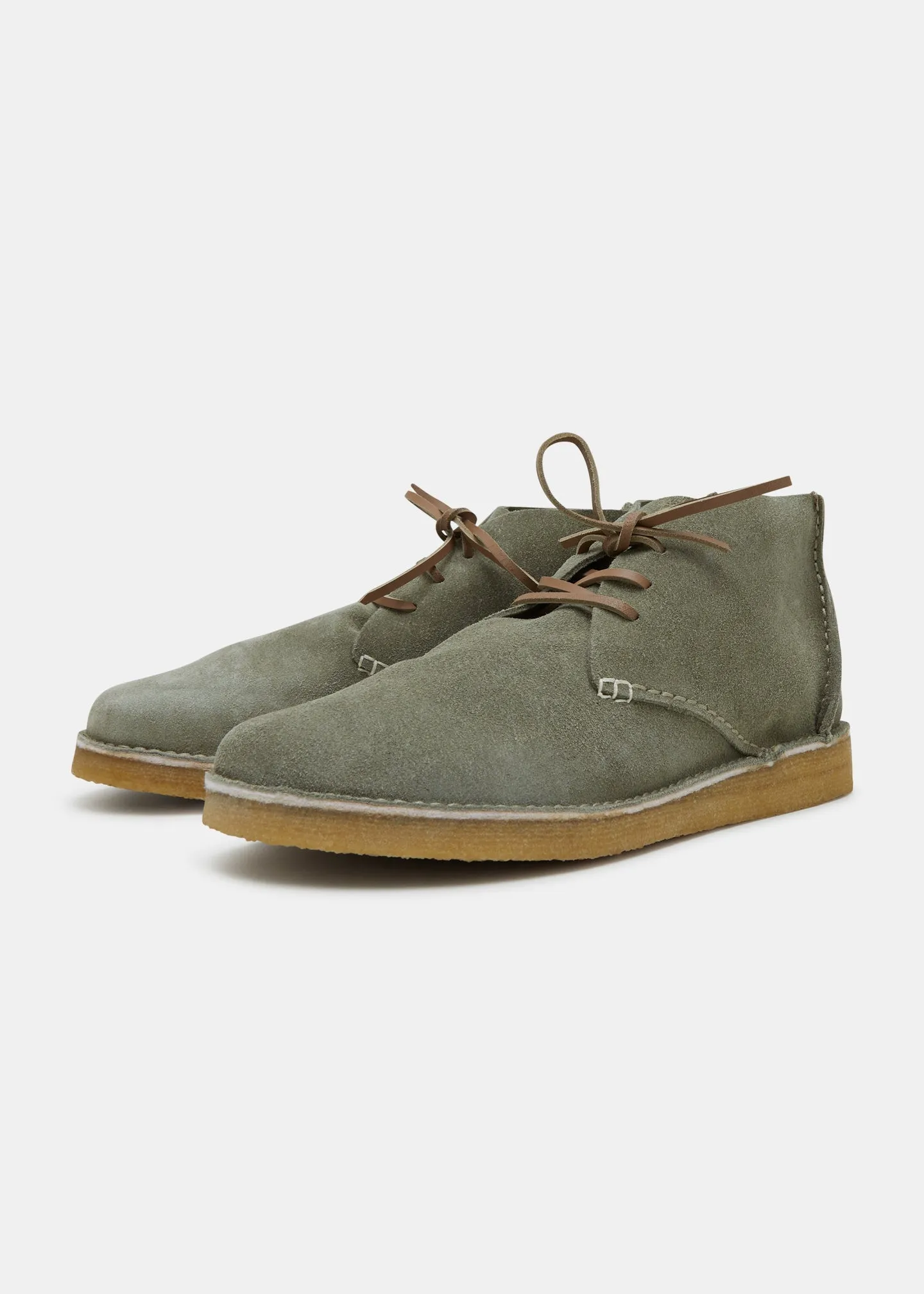 Glenn Suede Boot On Crepe Outsole - Sage Green sold by Yogi Footwear product image thumbnail 2