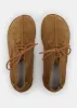 Glenn Suede Centre Seam On Crepe Outsole - Moss Green sold by Yogi Footwear