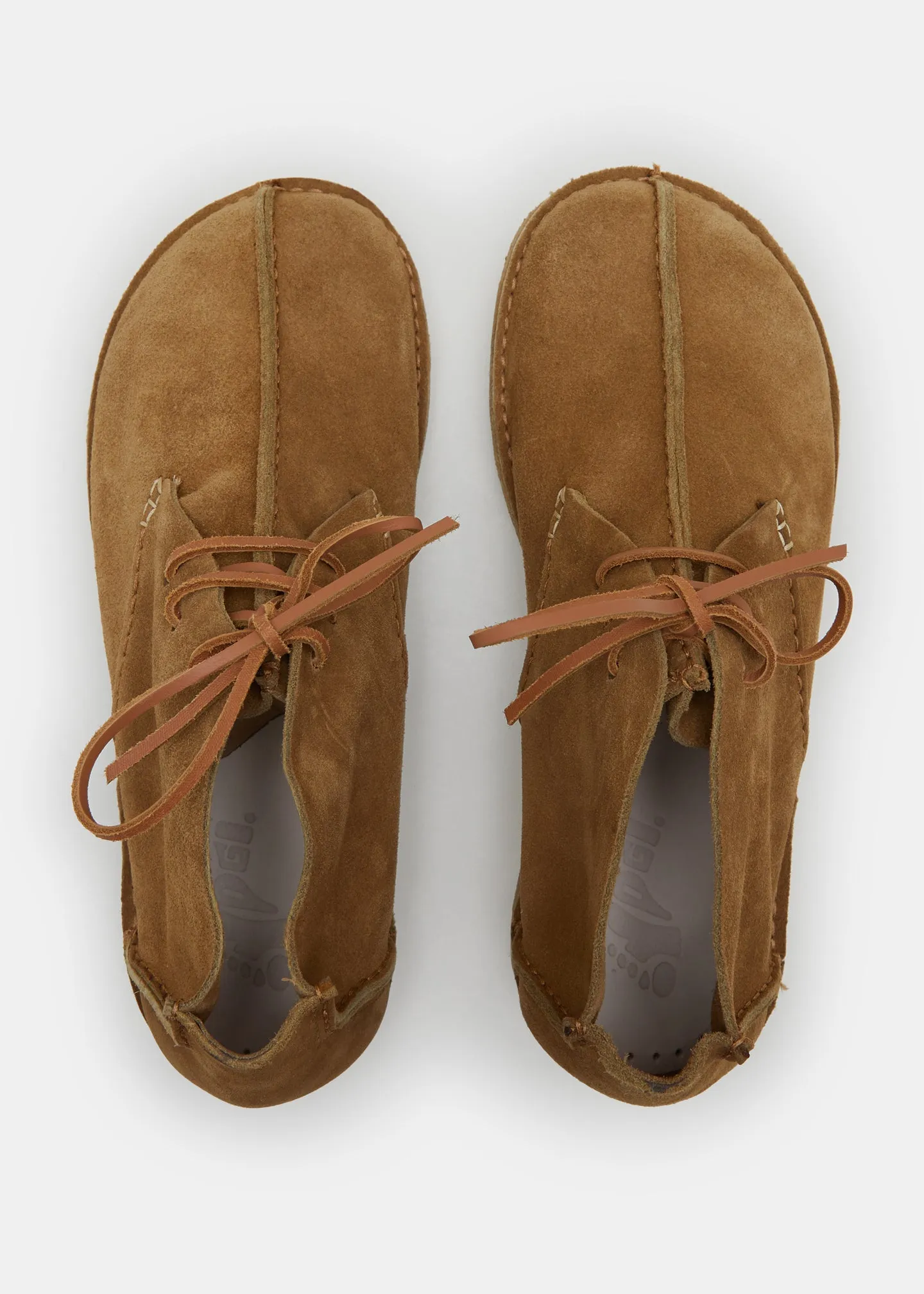 Glenn Suede Centre Seam On Crepe Outsole - Moss Green sold by Yogi Footwear product image thumbnail 3