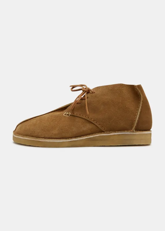Glenn Suede Centre Seam On Crepe Outsole - Moss Green sold by Yogi Footwear