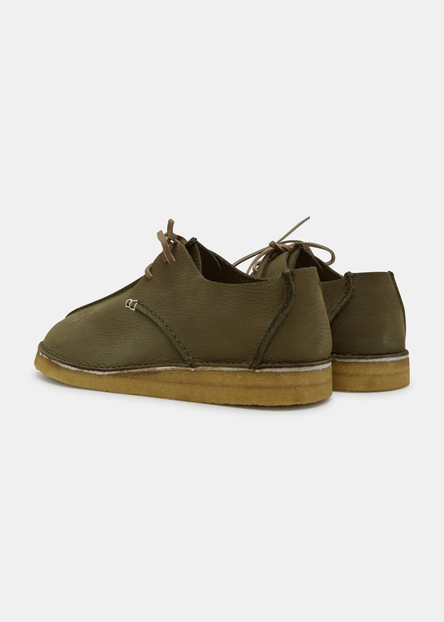 Caden Centre Seam Nubuck Shoe on Crepe - Olive sold by Yogi Footwear product image thumbnail 4