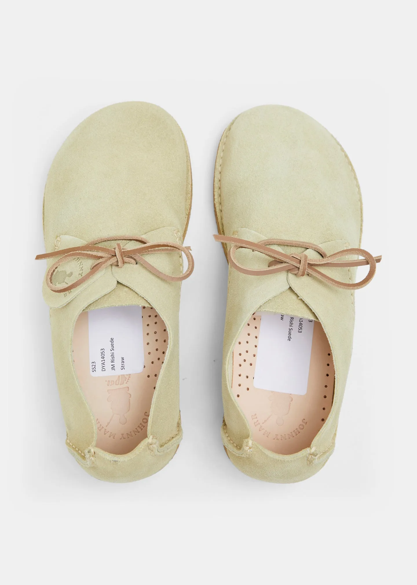 Johnny Marr Rishi Suede Shoe - Straw sold by Yogi Footwear product image thumbnail 3