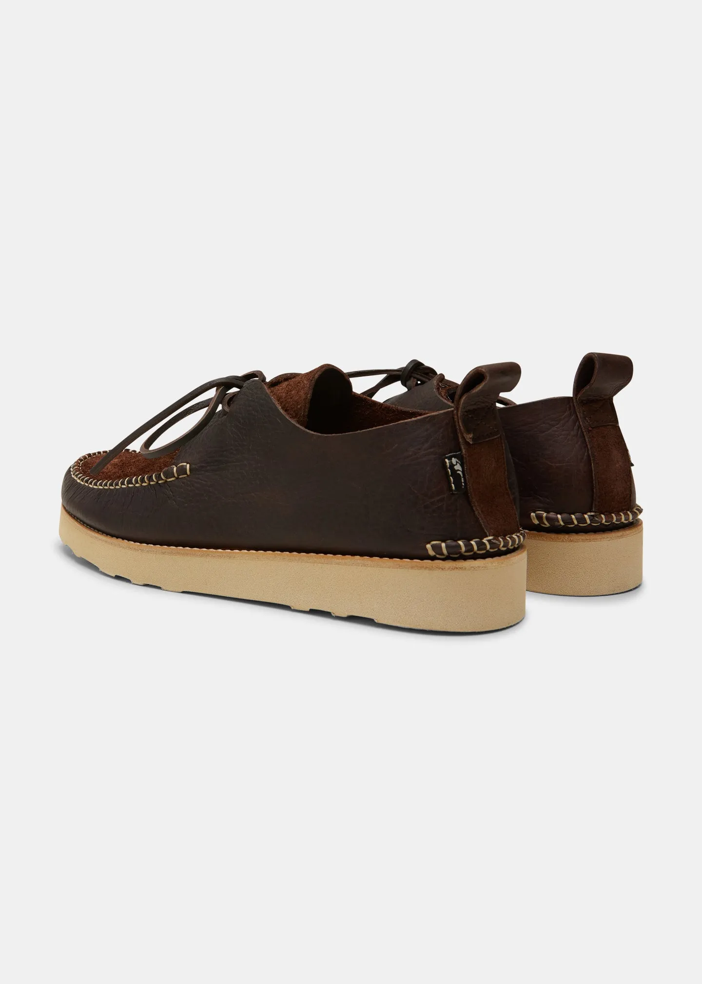 Lawson III Reverse Tumbled Leather Moccasin Shoe On EVA Outsole - Dark Brown sold by Yogi Footwear product image thumbnail 4