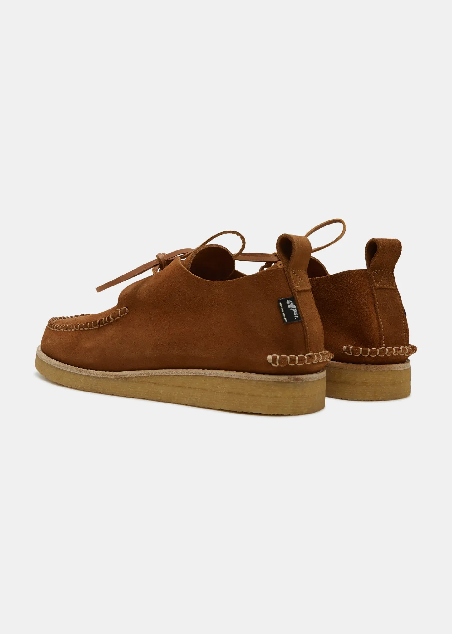 Lawson Suede Moccasin Shoe On Crepe Outsole - Cola Brown sold by Yogi Footwear product image thumbnail 4