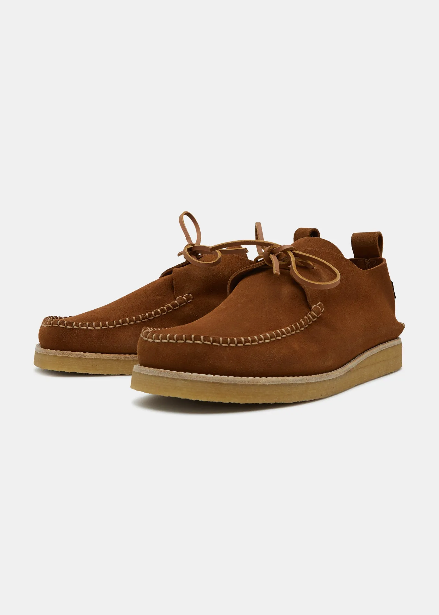Lawson Suede Moccasin Shoe On Crepe Outsole - Cola Brown sold by Yogi Footwear product image thumbnail 2