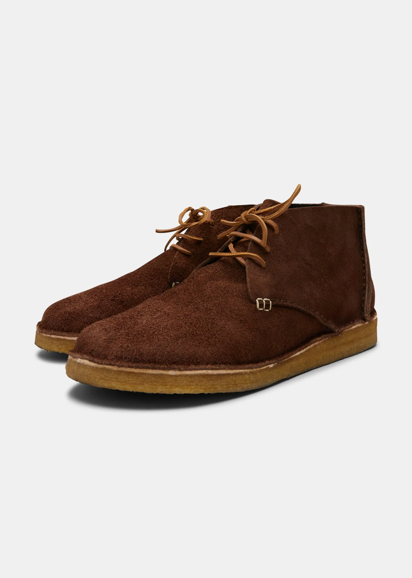 Glenn Reverse Tumbled Boot On Crepe Outsole - Dark Brown sold by Yogi Footwear product image thumbnail 2