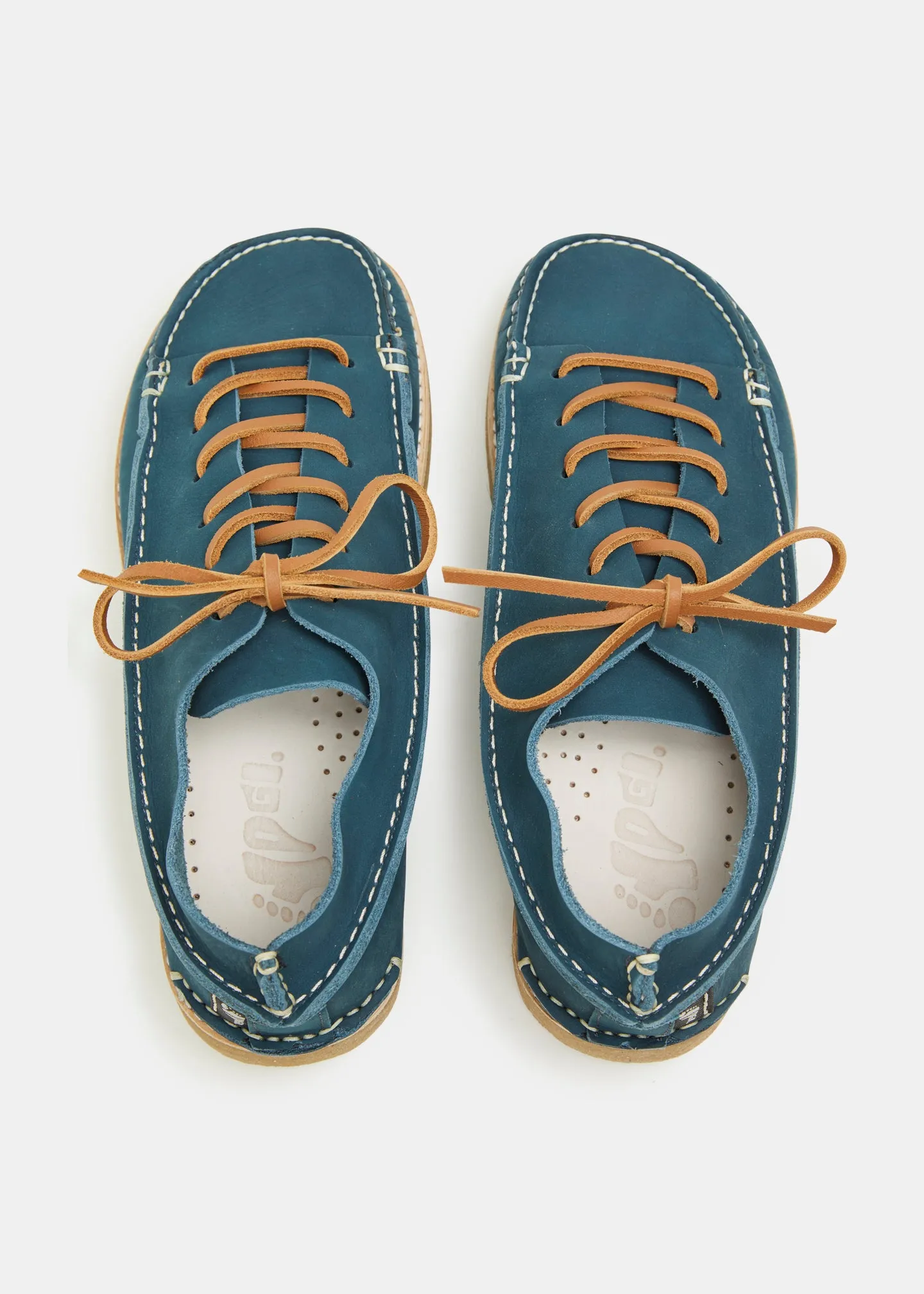 Finn Women's Nubuck Shoe On Crepe Outsole - Denim sold by Yogi Footwear product image thumbnail 3