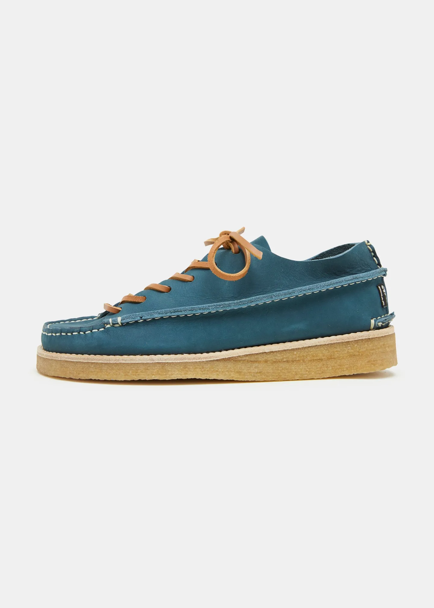 Finn Women's Nubuck Shoe On Crepe Outsole - Denim sold by Yogi Footwear