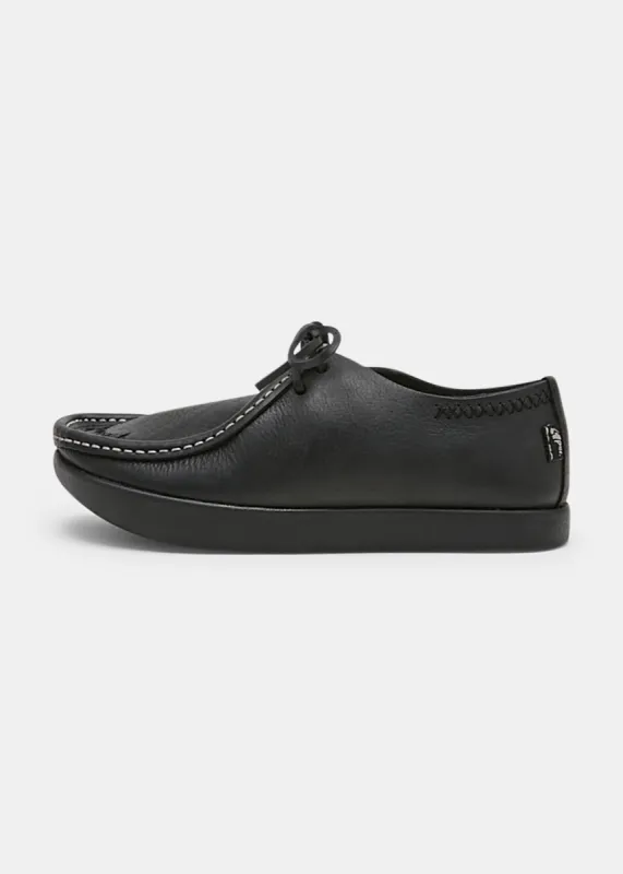 Willard Womens Tumbled Leather Shoe - Black sold by Yogi Footwear