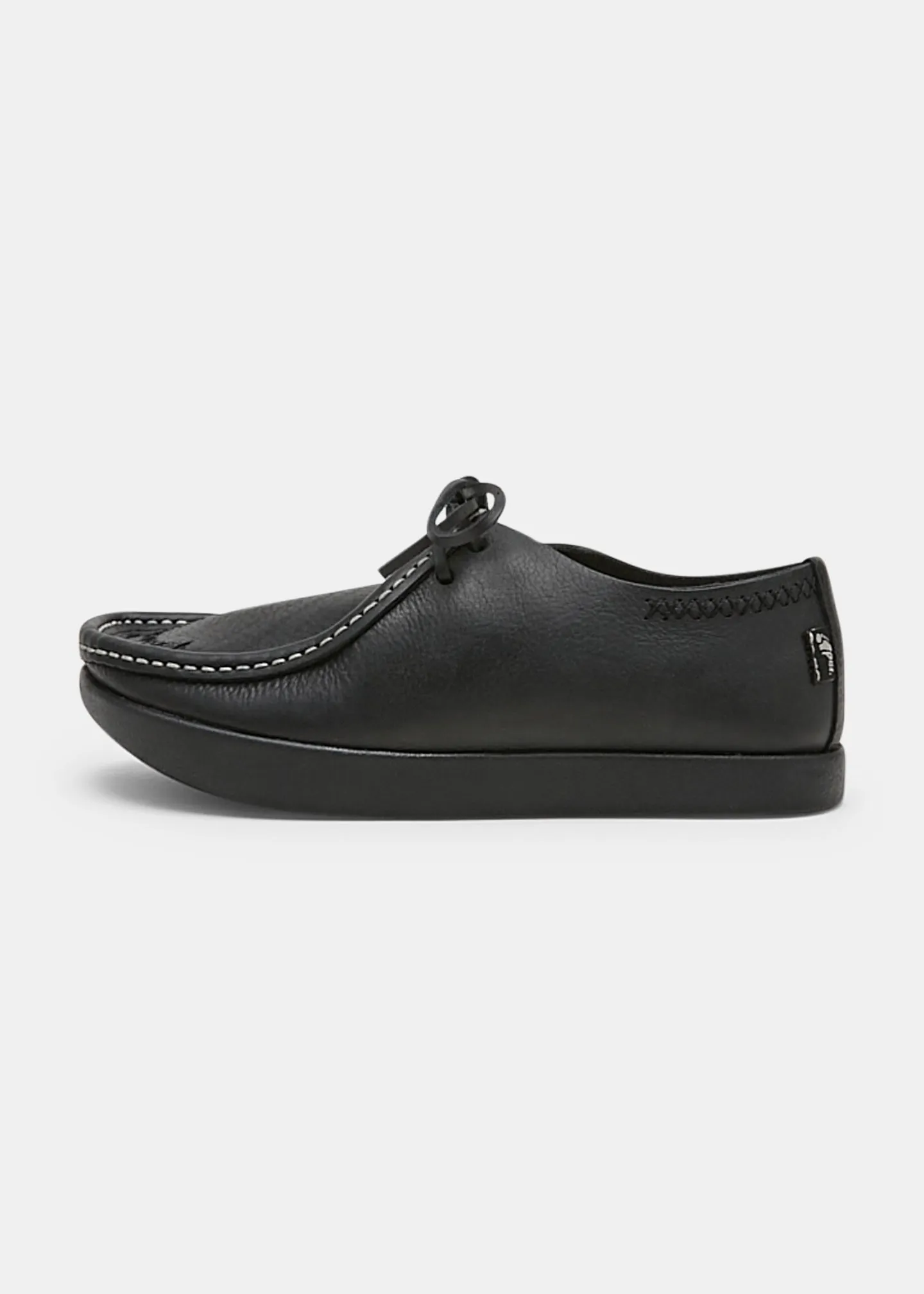 Willard Womens Tumbled Leather Shoe - Black sold by Yogi Footwear